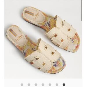 Sam Edelman | Women's Bay Fray Slide Sandal in Wheat Size 7.5